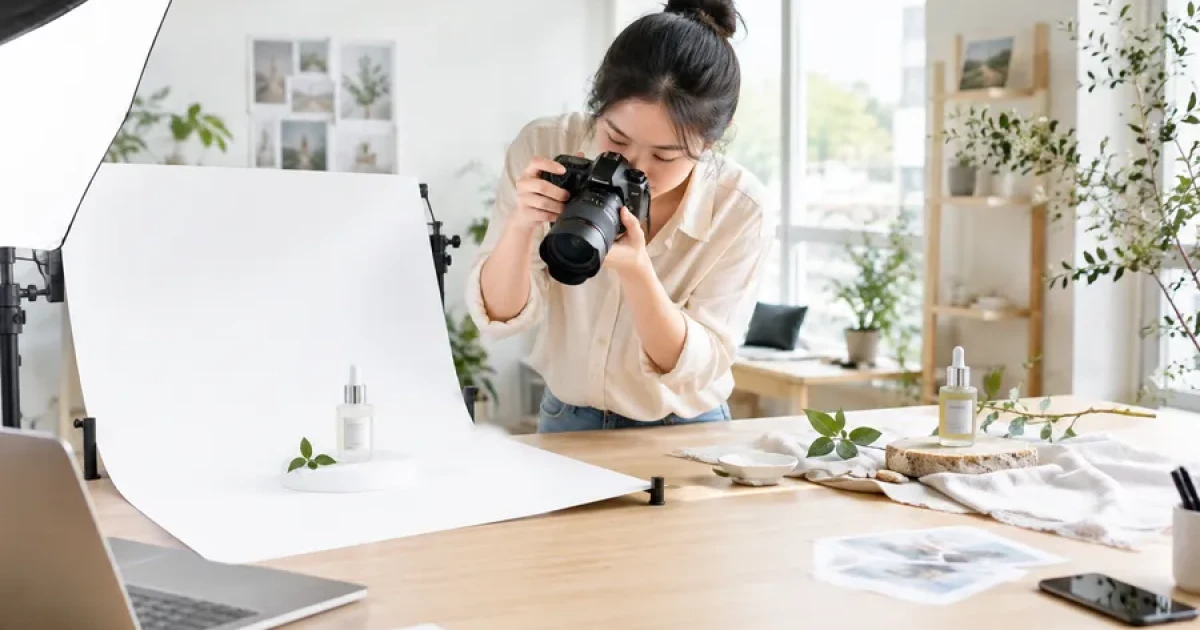 Chụp hình sản phẩm nền trắng hay concept: Nên chọn gì?