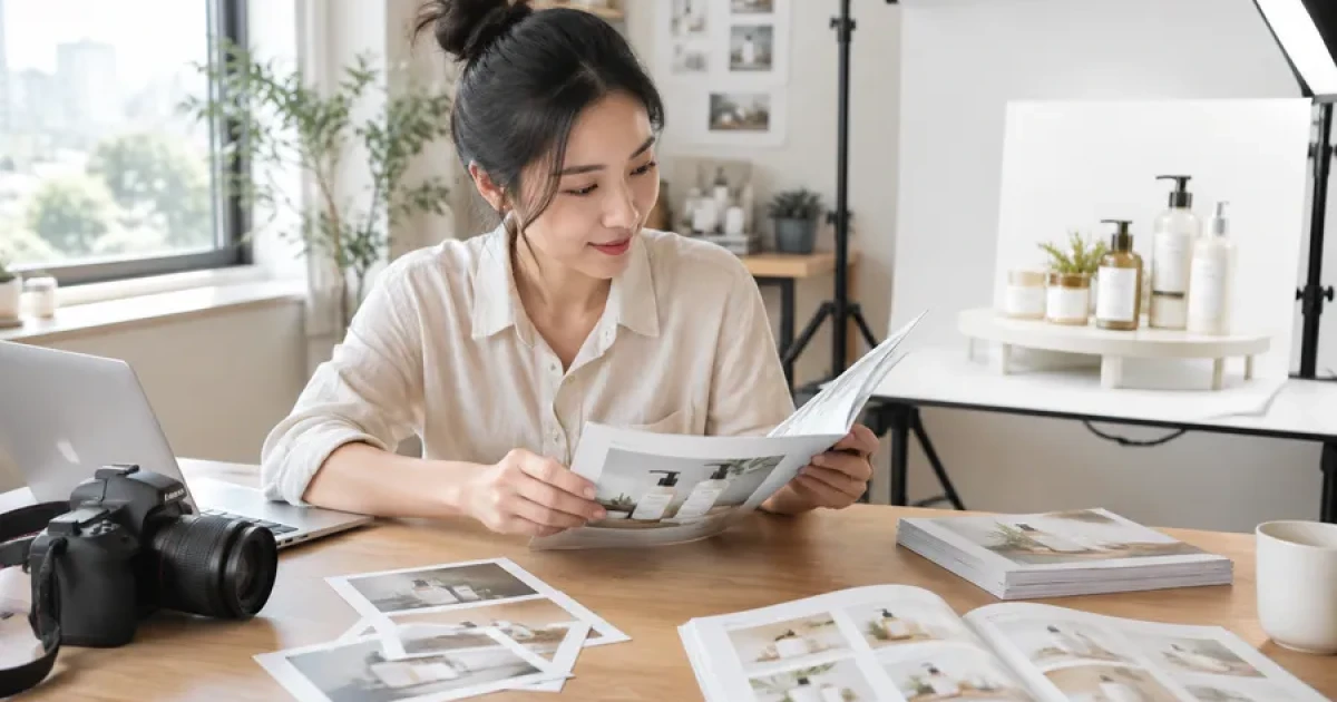 Bộ hình ảnh bán hàng đồng nhất: Từ chụp sản phẩm đến catalogue