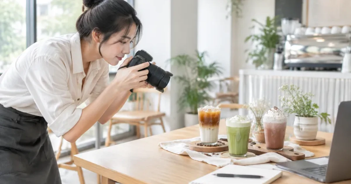 Chụp hình đồ uống đẹp cho quán cafe, trà sữa và nhà hàng