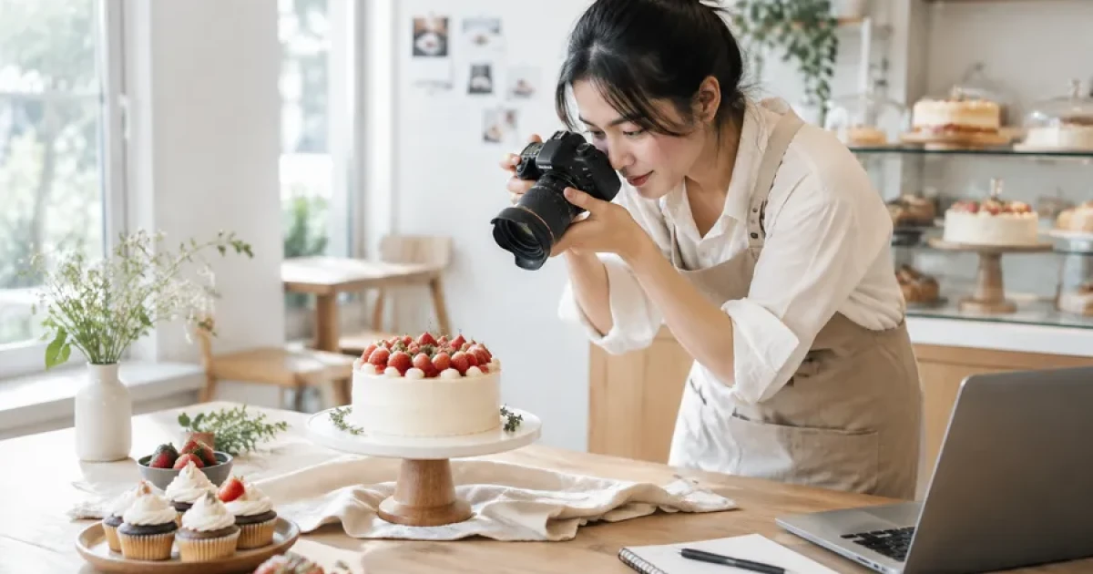 Chụp hình bánh đẹp: Tạo bộ ảnh hút khách cho tiệm bánh