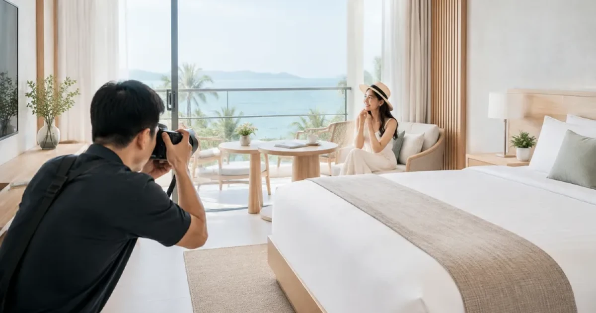 Chụp hình resort chuyên nghiệp: Cách tạo bộ ảnh hút khách