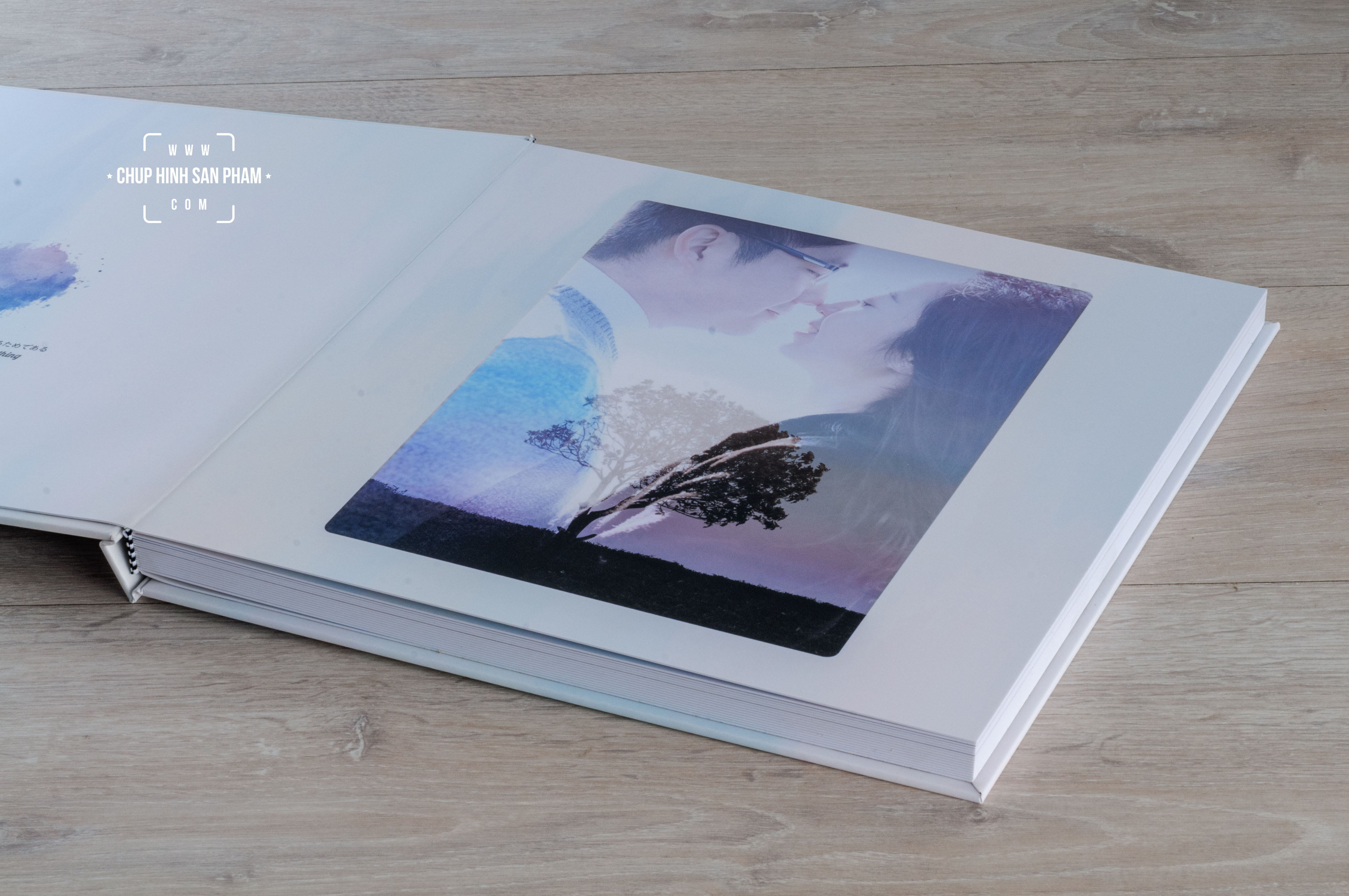 photobook mở phẳng 3 lớp